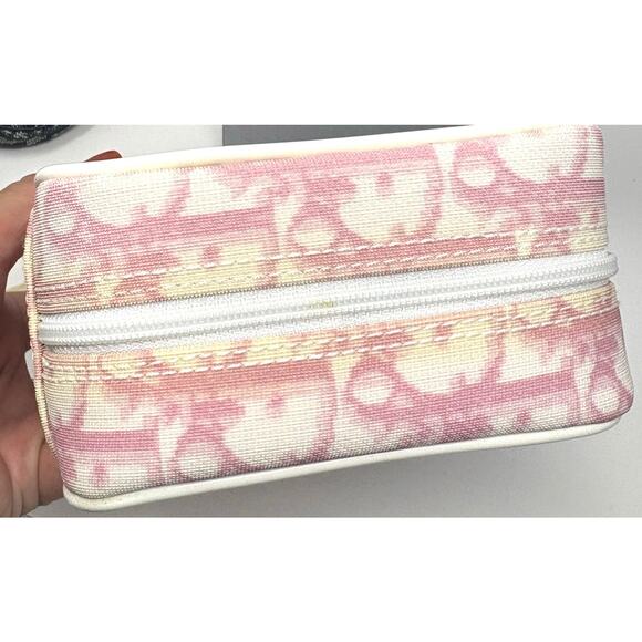 Christian Dior Trotter Pouch No.2 Pink PVC Authentic Dior Girly Collection - Picture 7 of 7